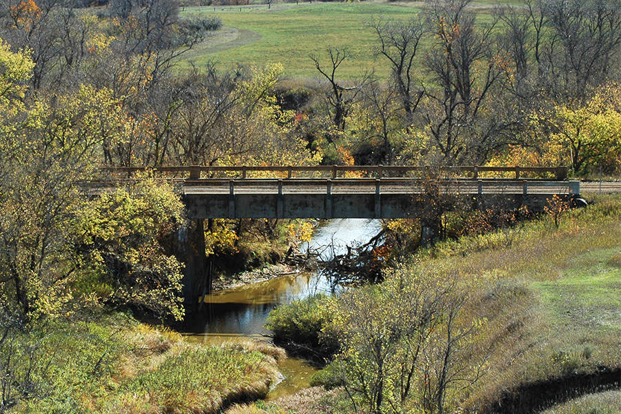 County Bridge in North Dakota.