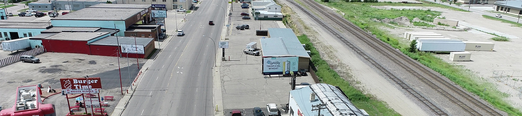 Photo of Main Avenue in Fargo. 