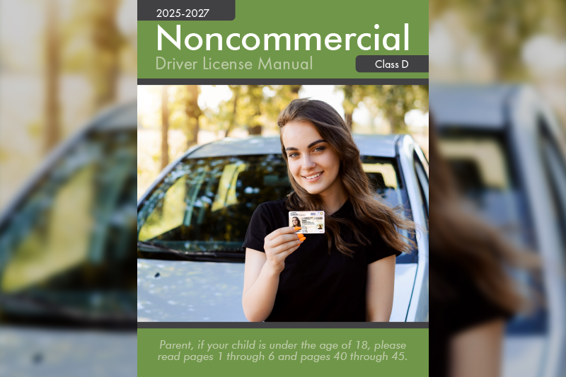 Noncommercial Driver License Manual