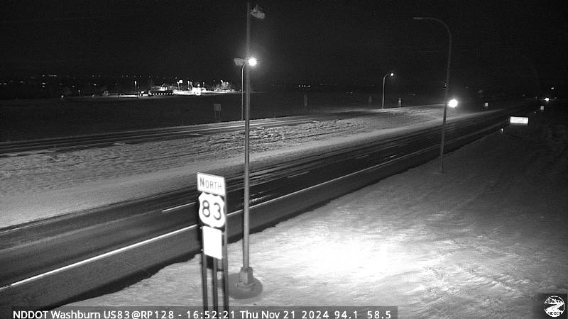 Washburn - West (US 83 MP 128.07) - NDDOT